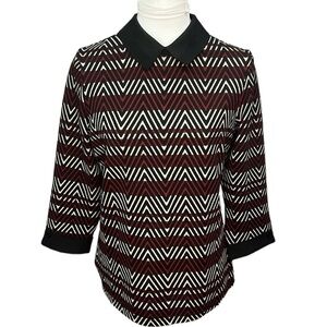 Smashed Lemon V Design Blouse